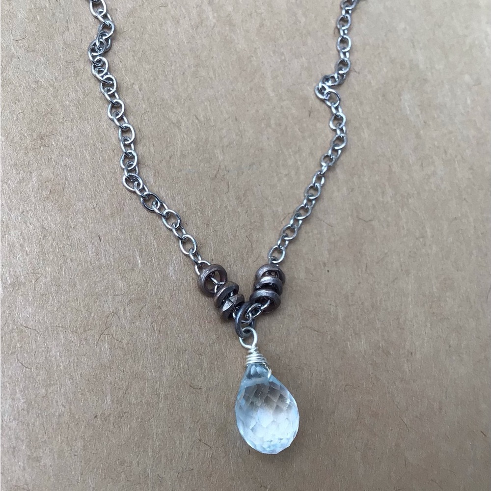 Aquamarine Sundance Charm Necklace